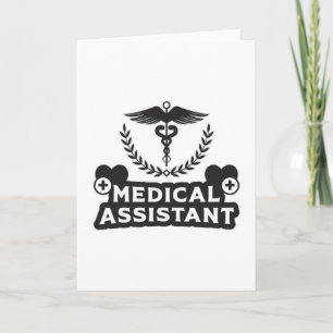 Carte Médicale Assistant Docteur Nurse Hospital Funny