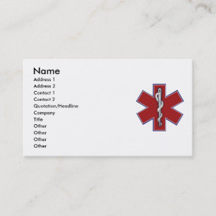 Carte Médicale de profil