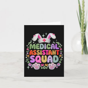 Carte Médicale Istad Squad Drôle mignon Jour de Pâques B