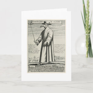 Carte Medieval Plague Doctor