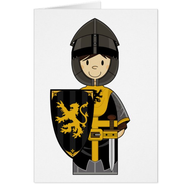 Carte médiévale de chevalier (Devant)