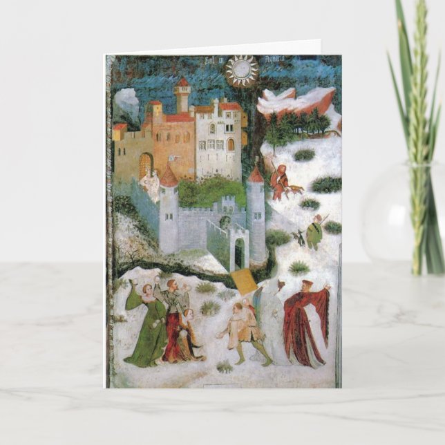 Carte médiévale de solstice (Devant)