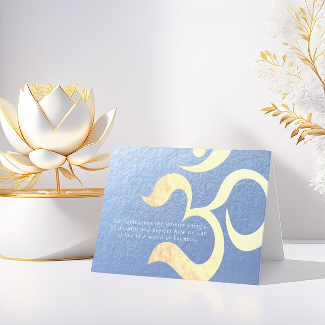 Carte Méditation de yoga Instructeur de Life Coach OM Ci (Créateur téléchargé)