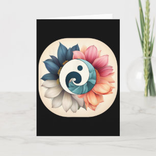 Carte Méditation Yoga Tai Chi Qi Gong Za Zen Yin Yang Lo