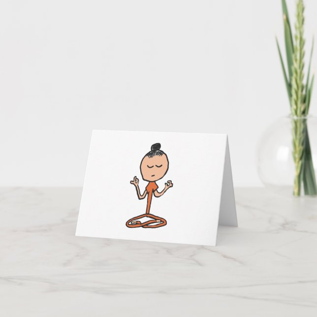 Carte Méditer bouddhiste (Devant)