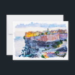 Carte Méditerranée Corse France Elégante aquarelle<br><div class="desc">Embarquez pour un voyage de style avec ce magnifique design méditerranéen corse pour capturer l'essence de cette île méditerranéenne enchanteresse,  cette oeuvre d'art est un mélange parfait de confort et d'esprit culturel. Fonctionne comme un souvenir ou une idée cadeau.</div>