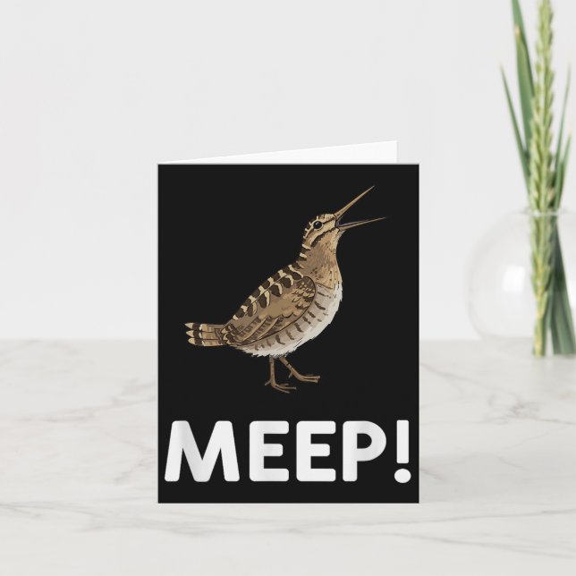 Carte Meeb Meme Bird Dit Meep Bird American Woods Mee (Devant)