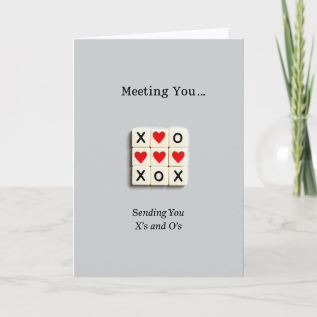 Carte Meeting You Xoxo Card (Devant)