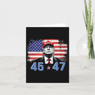 Carte Mega Inauguration Day 45 47 Donald Trump Président