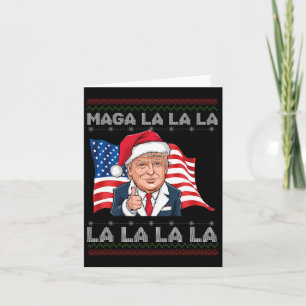 Carte Mega La La Donald Trump Potus 47 Mauvais Noël