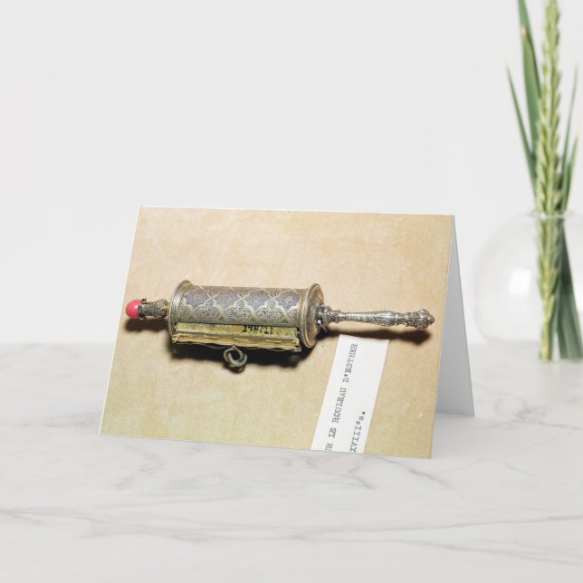 Carte Megillah case, from Alsace (Devant)