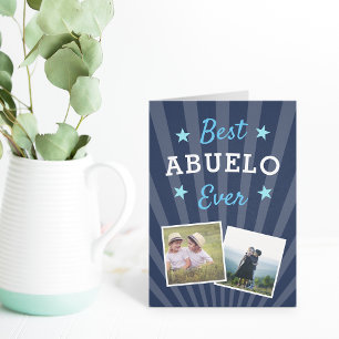 Carte Meilleur Abuelo Ever   Photo de la Fête des Pères