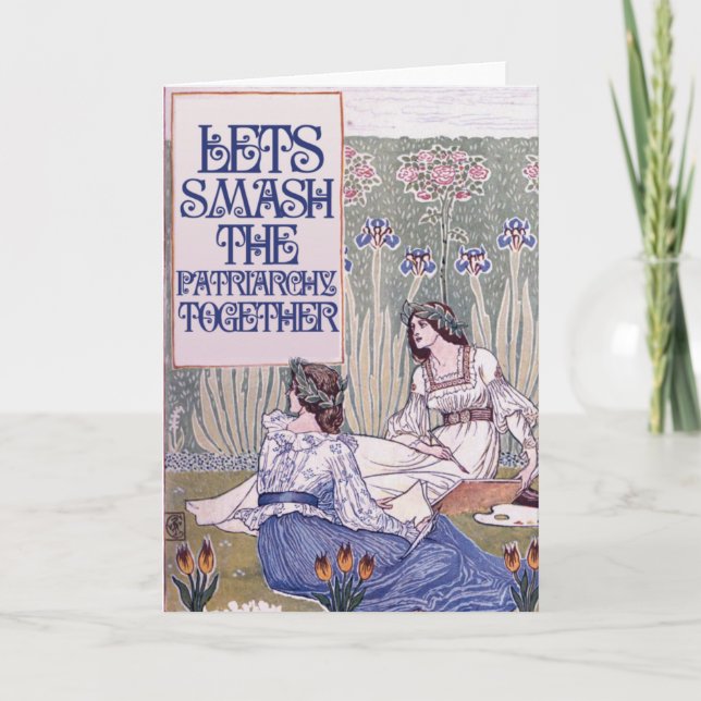 Carte Meilleur    Ami féministeÉcrasons le patriarcat (Devant)