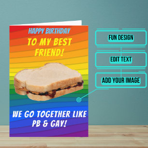Carte Meilleur Ami Gay Anniversaire