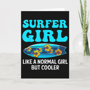 Carte Meilleur art de surf pour filles femmes plage surf