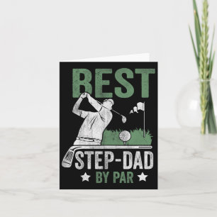 Carte Meilleur beau-père par par cadeau de golf de la fê