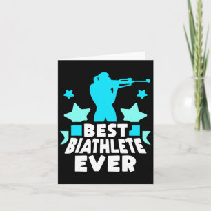 Carte Meilleur Biathlète Toujours Sport Biathlon Biathlo