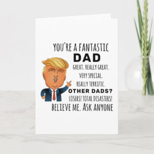 Carte Meilleur Cadeau d'Anniversaire Drôle pour Papa