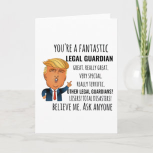 Carte Meilleur Cadeau pour Tuteur Légal