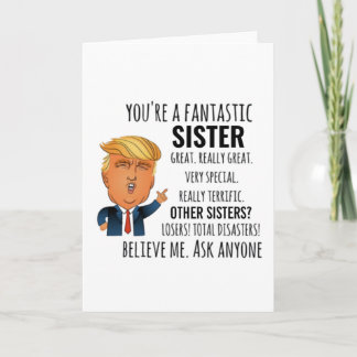 Carte Meilleur Cadeau pour une Sœur