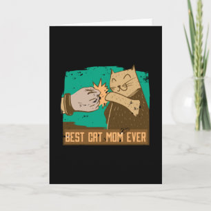 Carte Meilleur Cat Maman jamais