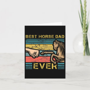 Carte Meilleur Cheval papa Jamais Patrie Horseback Ridi