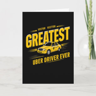 Carte Meilleur conducteur Uber de tous les temps Fête de