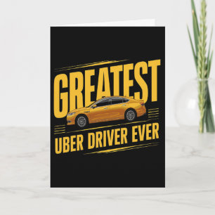 Carte Meilleur conducteur Uber de tous les temps Fête de