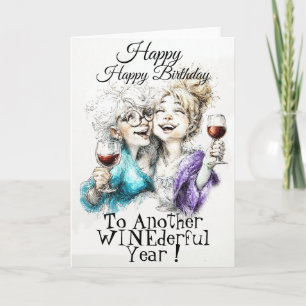 Carte Meilleur Copain Vin Anniversaire 