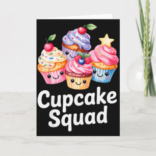 Carte Meilleur Costume de Cupcake pour Hommes Femmes Fil