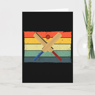 Carte Meilleur design de cricket pour hommes femmes spor