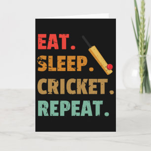 Carte Meilleur design de cricket pour hommes femmes spor