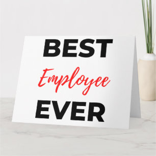 Carte Meilleur Employé de Tous les Temps 2