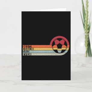 Carte Meilleur entraîneur de football Papa De Tous Les T