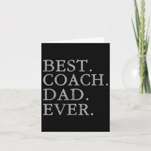 Carte Meilleur Entraîneur Papa Jamais Sports Baseball Fo