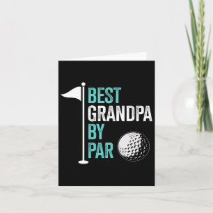 Carte Meilleur grand-père 3 Fête des pères amusante Golf