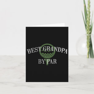 Carte Meilleur Grand-Père Funny Fête des pères Golf Papa