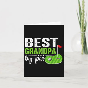 Carte Meilleur Grand-Père Par Par Fête des Pères Golfeur