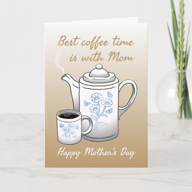 Carte Meilleur moment pour le café (Devant)