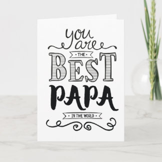 Carte Meilleur Papa au Monde Anniversaire