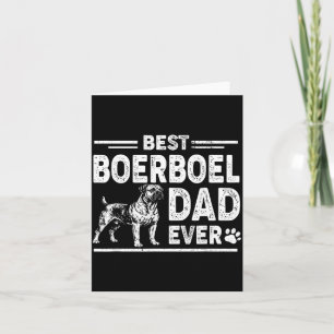 Carte Meilleur papa Boerboel de la Fête des Pères