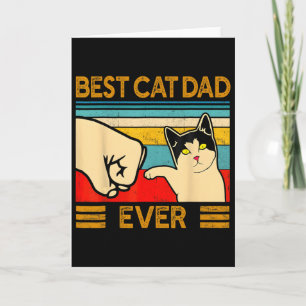 Carte Meilleur Papa Chat de tous les jours Cadeau de Fêt
