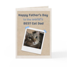 Meilleur papa chat du monde de la part du meilleur