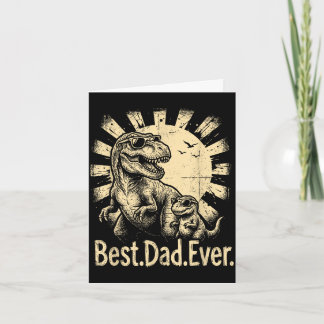 Carte Meilleur-papa-de-tous-le-jour papa dinosaure t-rex