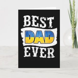 Carte Meilleur Papa de tous les jours du père Drapeau uk