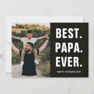 Carte Meilleur. Papa. De tous les temps. Fête des pères 
