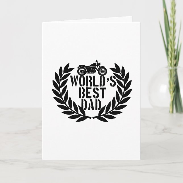 Carte Meilleur Papa Du Monde  (Devant)