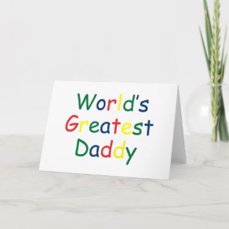 Carte Meilleur papa du monde