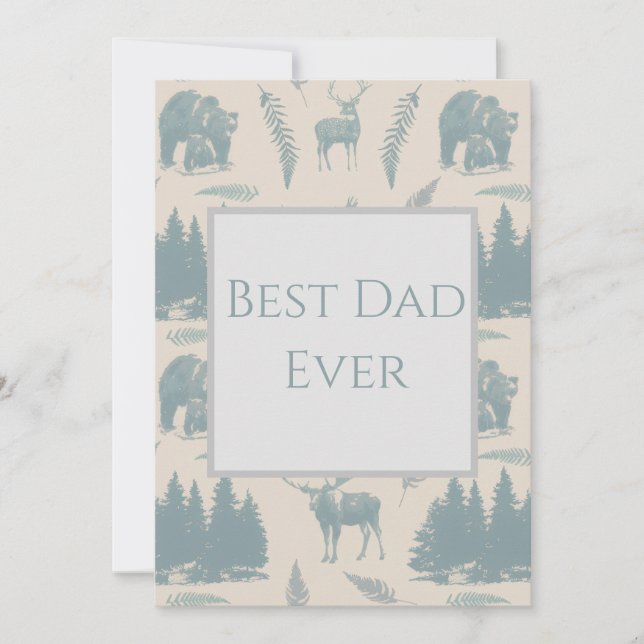 Carte Meilleur Papa du Monde (Devant)