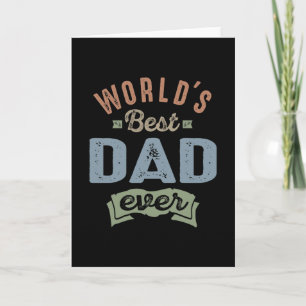 Carte Meilleur papa du monde